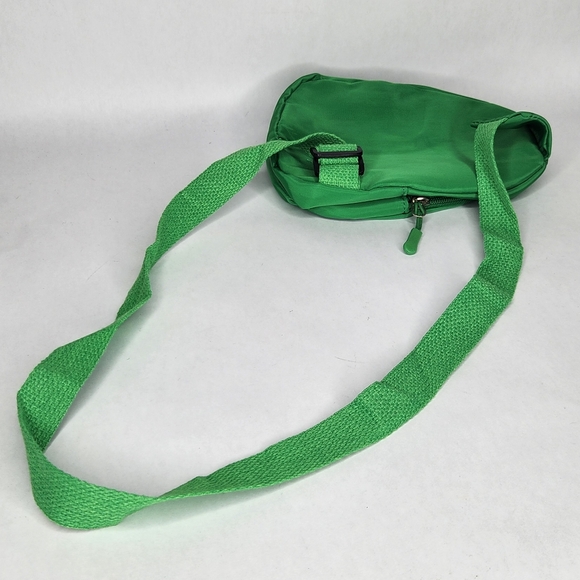 Green Smiley Face Camera Bag Mini Sling Style Backpack - Picture 5 of 5